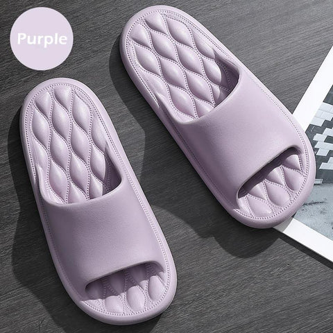 Thick Flats Platform Beach Slides Soft Bath Cartoon