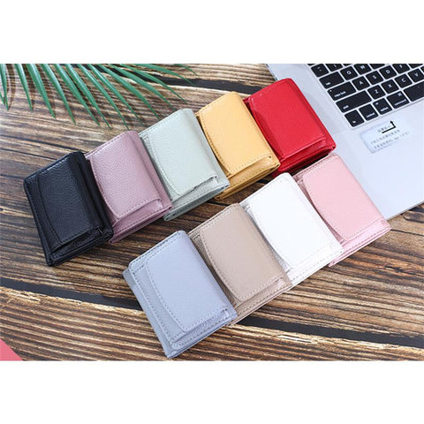 Mini Short Purse Lady Multi-card Bags Large-capacity Coin Purse-BS00201-Veeddydropshipping