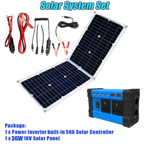 Solar Inverter Micro With Solar Panel-TI00731-Veeddydropshipping