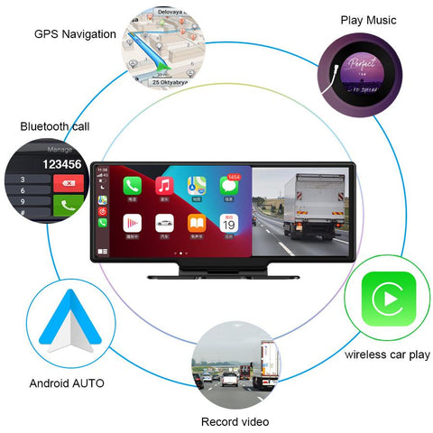 10.26&quot; Apple Carplay Wireless Bluetooth Android Auto WiFi Car-AM00530-Veeddydropshipping