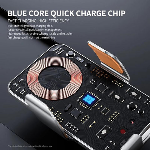 30W Car Wireless Charger Auto Car Mount Phone Holder-PA01067-Veeddydropshipping