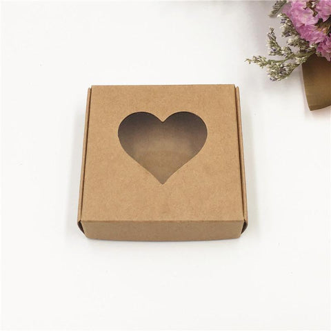 50Sets Kraft Paper Handmade Jewelry Set Packing Displays-JW01660-Veeddydropshipping