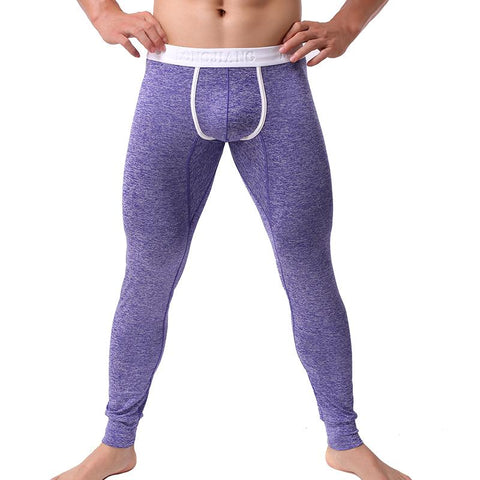 Johns  Sexy U Leggings Men Home  Pajama Sweatpants-MF01559-Veeddydropshipping