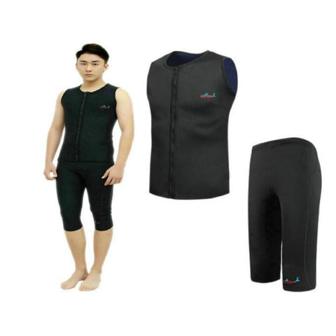 2mm Men Neoprene Sleeveless WetsuiSwim Vest  Jacket Shorts UV Protection -OS00243-Veeddydropshipping