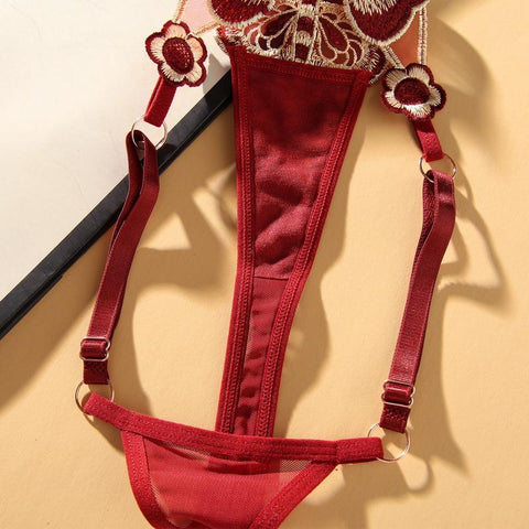 Women strings Sexy Briefs Waist Panties-WF00726-Veeddydropshipping
