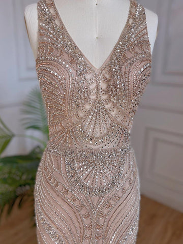 Luxury Mermaid Evening Dresses Gowns-WF01591-Veeddydropshipping