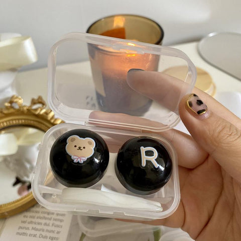 Random Portable Contact Lens Case-BH00844-Veeddydropshipping