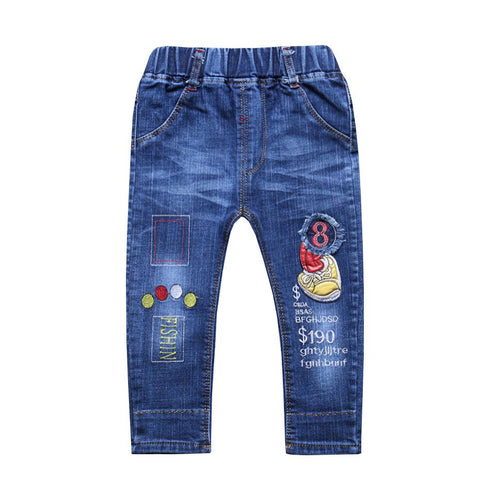 Sale Children Pants Baby Boys Jeans Cute Kids Pants Toddler Boy-TB01267-Veeddydropshipping