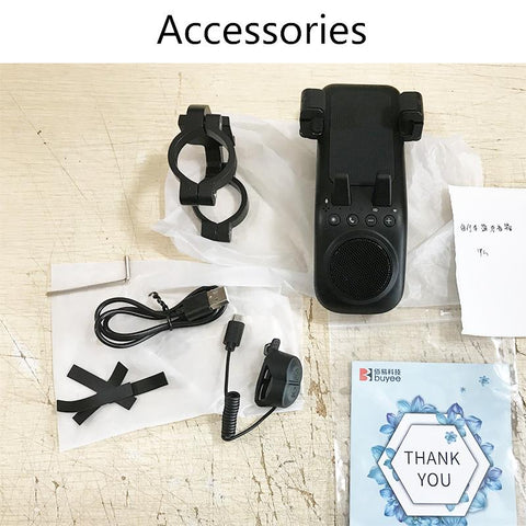 BUYEECN Bicycle mobile Phone Holder Audio MP3 Player Speaker Waterproof Shockproof 4400mAh Power-PA00514-Veeddydropshipping