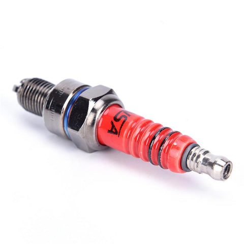 Pack of 1 Racing 3 Electrode Spark Plug A7TC for  50cc,70cc,90cc-AM00128-Veeddydropshipping