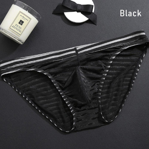 Ultra-Thin Transparent Mesh Bulge Pouch Underpants Breathable-MF01700-Veeddydropshipping
