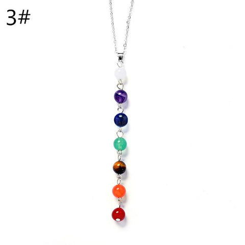 Pendant Ankh Yoga Jewelry Semi Precious Stone Necklace-JW01287-Veeddydropshipping