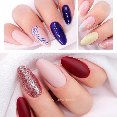 7ml Glitter UV Gel Nail Polish Semi Permanent Nude Color -BH01002-Veeddydropshipping