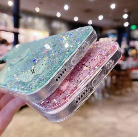 Glitter Powder Shockproof Case For iPhone 11/12/12Pro/13/13 Pro/13 Pro Max Cover-PA00161-Veeddydropshipping