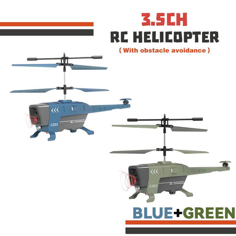 Rc Helicopter 3.5Ch 2.5Ch Rc Plane 2.4G Rc Helicopters for Adults Obstacle-TB01402-Veeddydropshipping