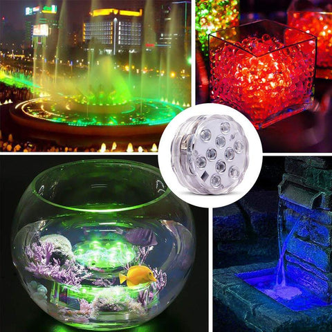 10leds RGB Submersible Light Underwater LED Night Light Swimming Pool-TI00993-Veeddydropshipping