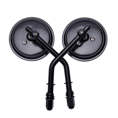 Rearview Side Mirrors For Harley Sportster Dyna XL883 1200 Road King-AM01247-Veeddydropshipping
