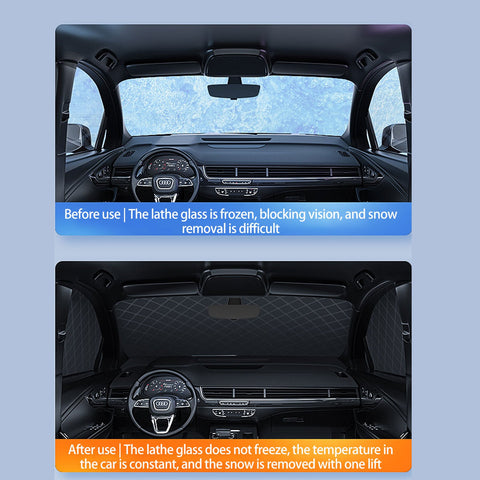 Extra Large Car Windshield Hood Protection Cover Snowproof-AM00892-Veeddydropshipping