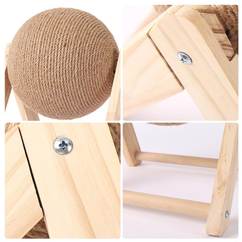 Cat Scratching Ball Toy Kitten Sisal Rope Ball-HA01414-Veeddydropshipping