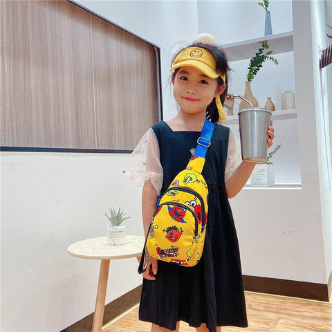leisure chest bag Elementary school travel small backpack Cartoon-BS00413-Veeddydropshipping