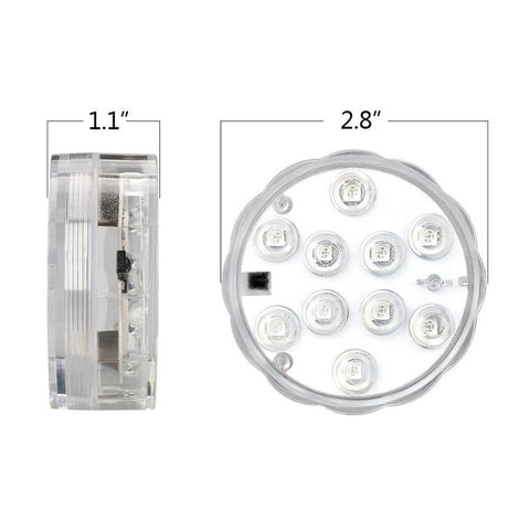 IP68 Waterproof Multi Color Submersible LED Lights Underwater Night-TI00954-Veeddydropshipping