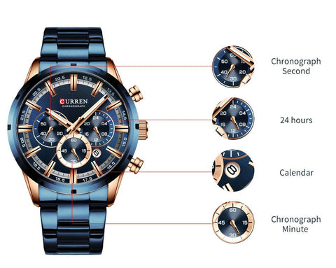 Watches Luxury Watch Quartz Clock Watch Men Waterproof -JW00659-Veeddydropshipping