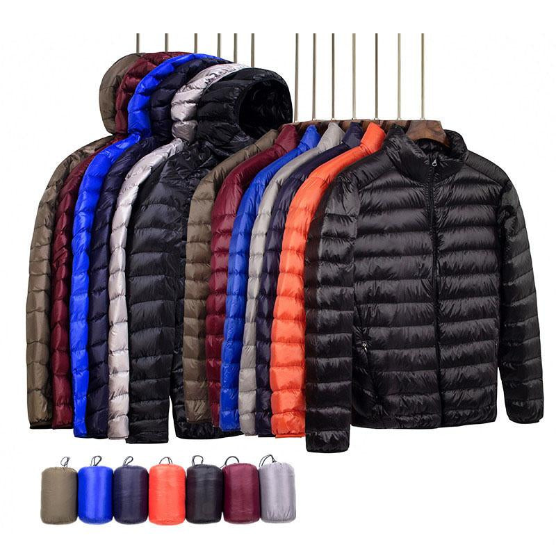 Jacket Men&#39;s Fashion Hooded Short Ultra-thin Lightweight-MF01230-Veeddydropshipping
