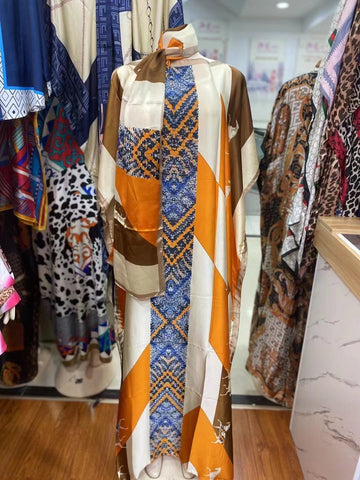 Fashion Dashiki Women Long Dress-WF01534-Veeddydropshipping