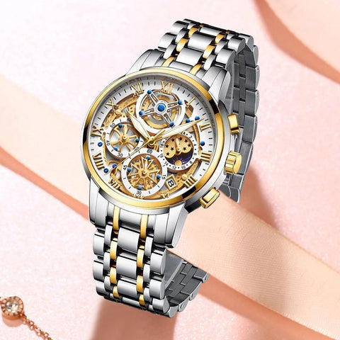 Steel Bracelet Wrist Watches Fashion Waterproof-JW00908-Veeddydropshipping
