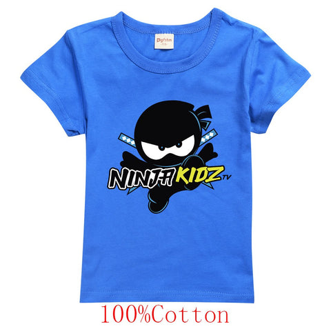 Summer Tees Ninja Kidz Kids Clothes Cotton Short-sleeved T-shirts Children-TB00977-Veeddydropshipping