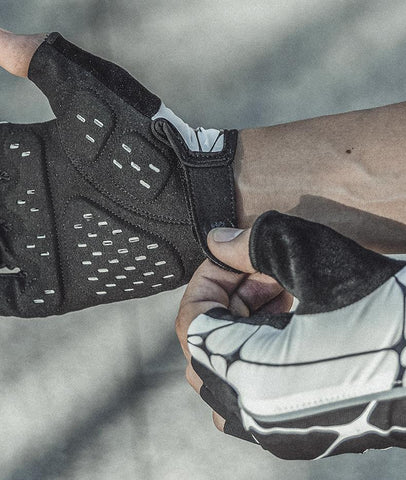 Bicycle Gloves Breathable Half Finger Reflective MTB Bike Gloves Thickened Silicone-OS01150-Veeddydropshipping