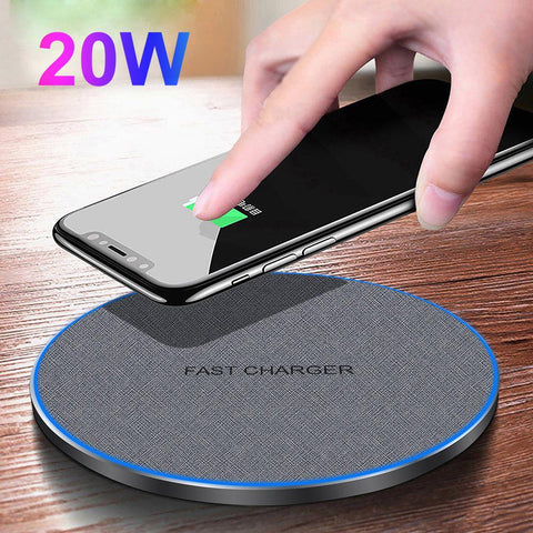 20W Qi Wireless Charger For iPhone 14 13 12 11 Pro XS X XR 8 Induction Type C-PA01036-Veeddydropshipping