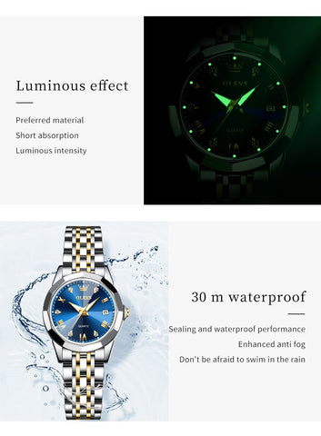 Watch For Women Steel  Waterproof  Quartz Wristwatch -JW01025-Veeddydropshipping