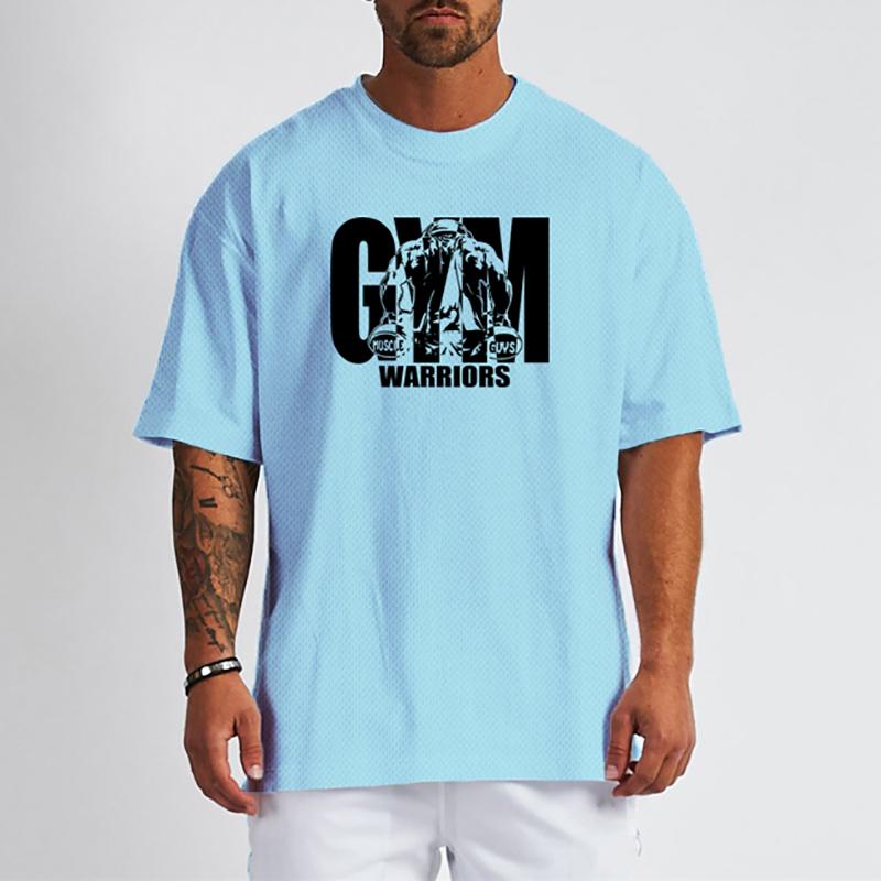 Men's Plus Size Loose Half Sleeve T-shirt Hip Hop Street Fit Fit T-shirt-Veeddydropshipping