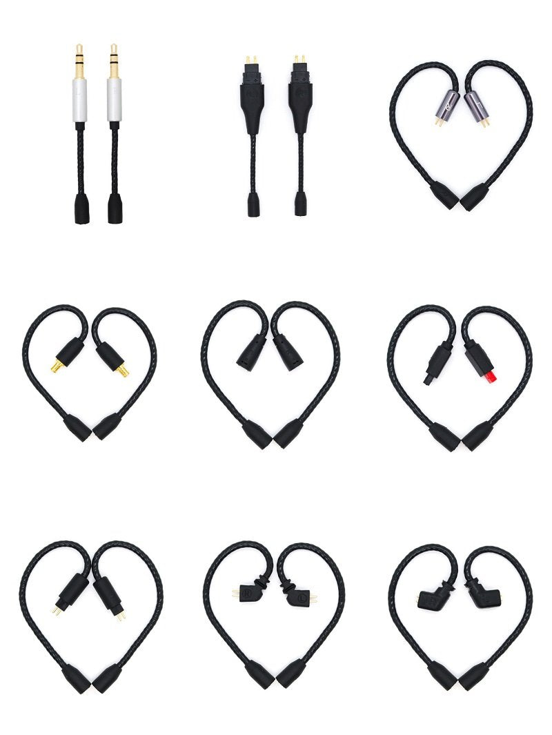 MMCX TO 3.5mm 2.5mm HD650 HIFIMAN 2Pin 0.78mm IE80 IM A2DC QDC TFZ -CE01229-Veeddydropshipping