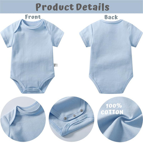 Funny Chip and Dale Disney Baby Bodysuits Cotton Short Sleeve-TB00303-Veeddydropshipping