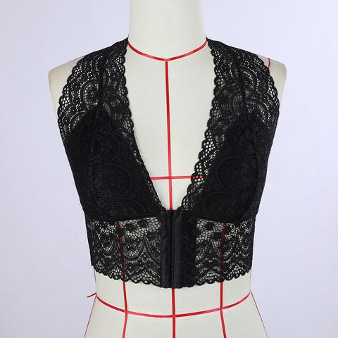 Sexy Vest Bras Deep V Underwear-WF00948-Veeddydropshipping