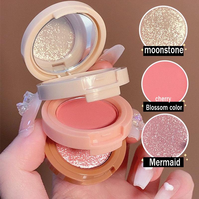 Matte Blush Palette Blush Shiny Eyeshadow-BH00683-Veeddydropshipping