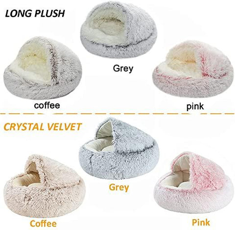 Pet Cat Bed Round Cat Cushion House-HA01972-Veeddydropshipping