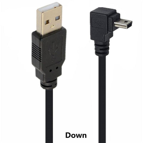 USB 2.0 Male to Mini USB UP Down Left Right Angled 90 Degree Cable-CE00002-Veeddydropshipping