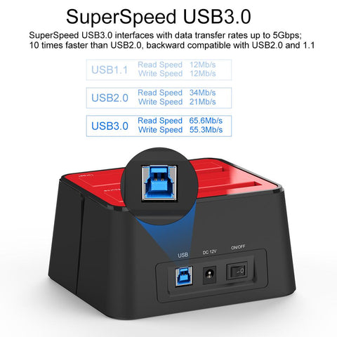 Docking Station  External Hard Drive Case-CO00981-Veeddydropshipping