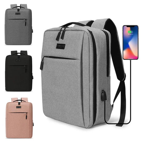 Waterproof School Backpacks USB Charging Business Travel Bag-BS00345-Veeddydropshipping