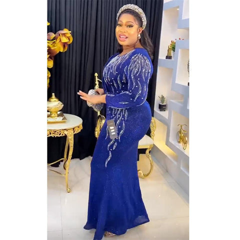 Evening Dresses Women Plus Size African Dress-WF01507-Veeddydropshipping