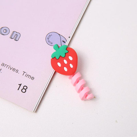 Cute USB Charging Cable Bite Protection Cartoon Animal Charger Cable Wire Organizer-PA00945-Veeddydropshipping