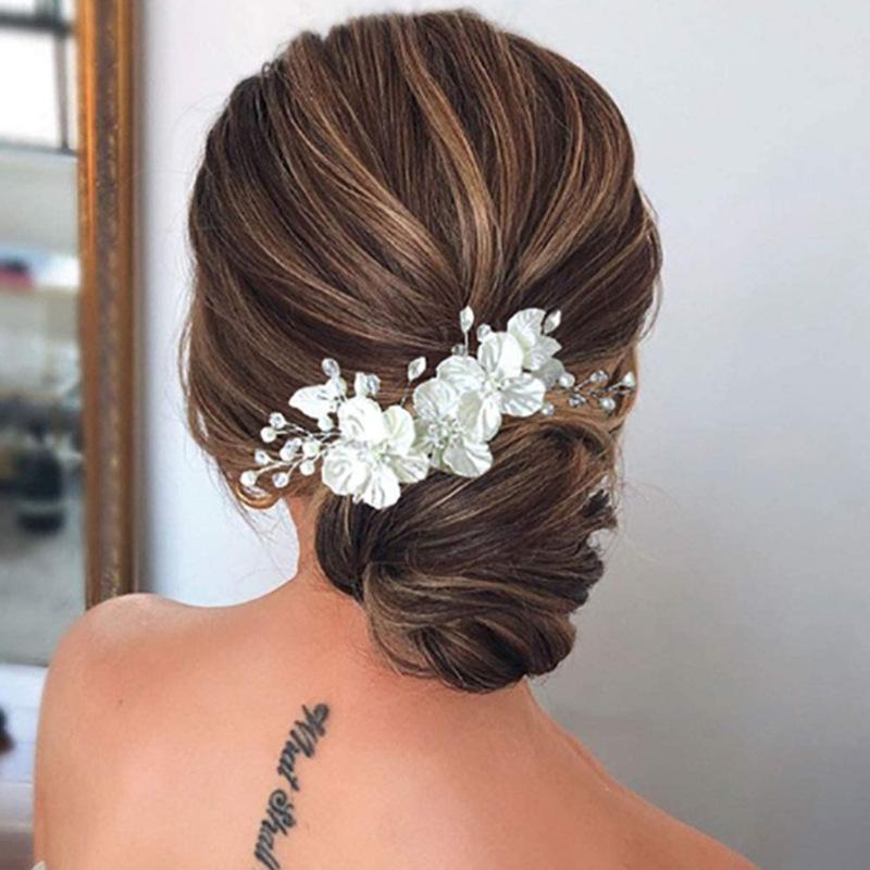 Clips Bridal Wedding Jewelry Hair Accessories for Bride  -JW00464-Veeddydropshipping