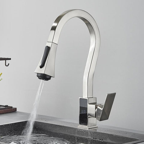 Digital Display Kitchen Faucet-TI00605-Veeddydropshipping