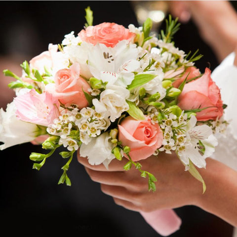 Artificial Flower Bouquet Holder Wedding Party-HA00769-Veeddydropshipping
