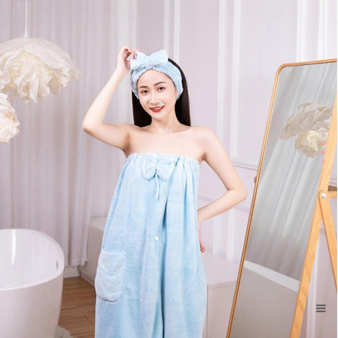 Coral Fleece Bath Soft Absorbent Bath Towel-HA00524-Veeddydropshipping