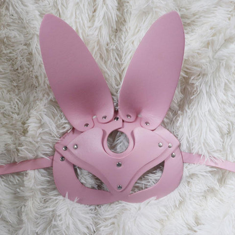 Sexy Leather Mask Bunny Girl Cosplay-WF01483-Veeddydropshipping
