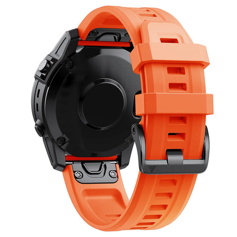 26mm 22mm Quick Fit Watchband For Garmin Fenix 6X 6X Pro 5X 3 3HR Silicone-CE00622-Veeddydropshipping